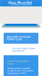 Mobile Screenshot of oceanforestclubhoa.com