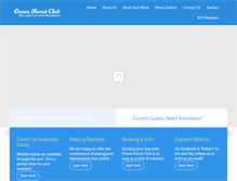 Tablet Screenshot of oceanforestclubhoa.com